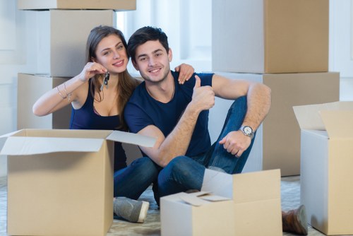 Professional team handling office relocation in Manwithvan SW 10