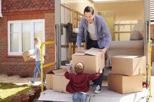 Professional movers assisting with relocation in SW10