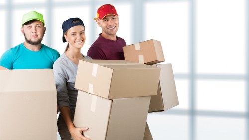 Family unpacking in their new home in Manwithvan SW10
