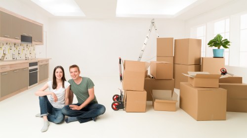 Unpacking services setting up furniture in a new home